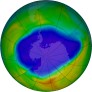 Antarctic Ozone 2016-09-22